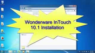 Wonderware InTouch 10 1 Installation [upl. by Carolan]