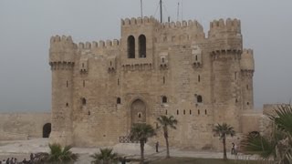 Citadel Fort of Qaitbay قلعة قايتباي‎  Alexandria [upl. by Ellehc]