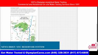 Manhattan Water Test Lab  The nyc reservoir system [upl. by Ramunni410]