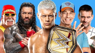 I Put 30 WWE Champions In A Gauntlet Match [upl. by Nanji]