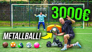 MULTI BÄLLE VS BALLMASCHINE FUßBALL CHALLENGE [upl. by Aciram140]