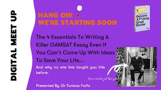 The 4 Essentials To Writing A Killer GAMSAT Essay And Why Nobody Has Taught You This Before [upl. by Kimitri]