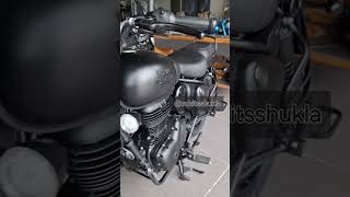 Royal Enfield NEW STEALTH BLACK royalenfield classic350 shorts viral trending ytshorts Black [upl. by Nyraf]