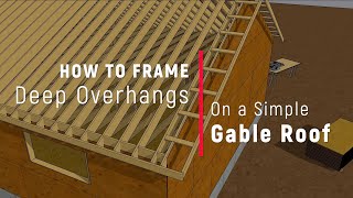 Framing Gable Roof Overhangs [upl. by Peonir]