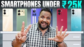 Top 5 Best Phones Under Rs 25000  Fresh Collection [upl. by Aicileb]