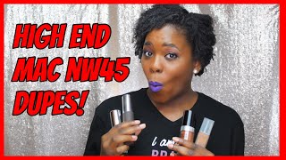 2017 MAC NW45 High End Foundation Dupes PrettyPRChickTV [upl. by Portia]