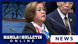 FULL STATEMENT ExSenator Leila de Lima delivers her statement at Senate hearing on war on drugs [upl. by Nadabas]