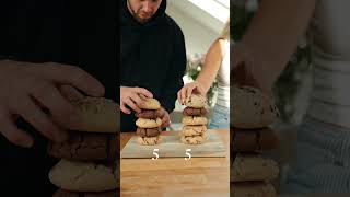 Cookie race stacking competition [upl. by Kcirdot]