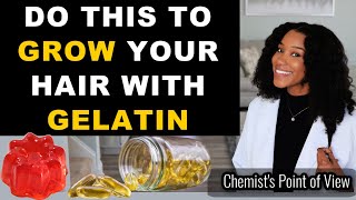 3 EFFECTIVE WAYS TO USE GELATIN FOR HAIR GROWTH [upl. by Friend]