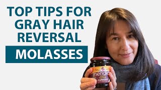 Organic Blackstrap Molasses For Gray Hair Reversal [upl. by Gerik]