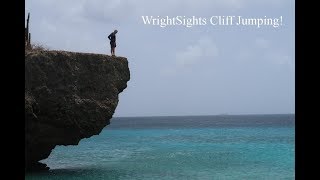 Bonaire WrightSights Cliff Jumping [upl. by Richma]