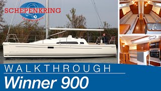 Winner 900 for sale  Yacht Walkthrough   Schepenkring Lelystad  4K [upl. by Ardyce]