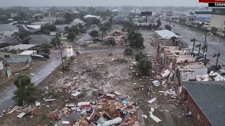 Several reports of tornadoes in Florida Panhandle as powerful storms move across state [upl. by Nnaeerb]