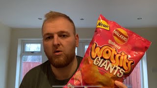 Prawn Cocktail Giant Wotsits Review [upl. by Akitnahs146]