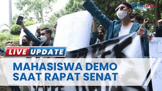 Rapat Senat Pemilihan Rektor Unila Diwarnai Demo Mahasiswa Minta Pilrek Lahirkan Pemimpin Amanah [upl. by Nosirrag]