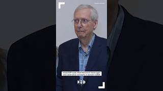 Senate GOP leader Mitch McConnell freezes again when asked about running for reelection in 2026 [upl. by Arretnahs]