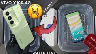 Vivo Y100 4G Water Test iP54💧💦 Vivo Y100 Will it Survive Or Dead [upl. by Suryc]