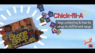 Chick fil  A kids meal stone soup game [upl. by Gamages399]