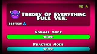 THEORY OF EVERYTHING FULL VERSION GEOMETRY DASH 211 [upl. by Oned]