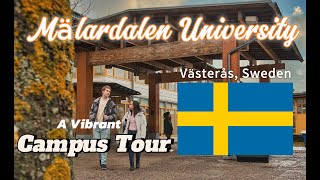 Exploring Mälardalen University MDU  A Vibrant Campus Tour  Västerås Sweden [upl. by Sinylg]