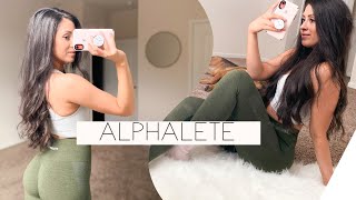 ALPHALETE AMPLIFY amp SURFACE Leggings  Staples TryOn [upl. by Nahgrom]