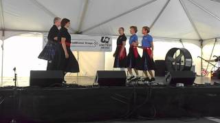 Dayton Celtic Fest July 28 2012  Flying Ghillies Scottish Country Dancers dance a medley [upl. by Datha]