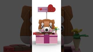 Lego Valentine’s Day Love Gift Box Stop Motion Build [upl. by Alli]