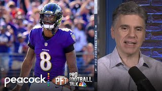 Lamar Jacksons history vs Steelers makes for interesting matchup  Pro Football Talk  NFL on NBC [upl. by Sussman750]