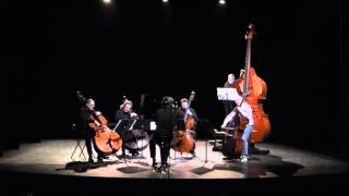 JS Bach Chaconne for four double basses and octobass [upl. by Cyprio]