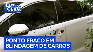 Criminosos acham ponto fraco de carros blindados e atacam motoristas [upl. by Rramaj]