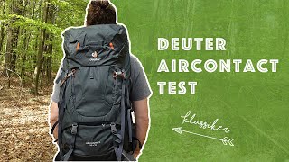 Deuter Aircontact Test  Wie gut ist der TrekkingrucksackKlassiker Packwild Review [upl. by Ennylyak]