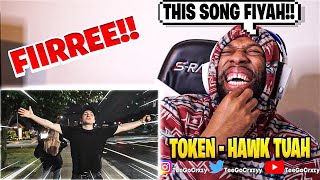 THIS A REAL MAN SONG LOL Token  Hawk Tuah Freestyle Official Video REACTION [upl. by Lamiv]