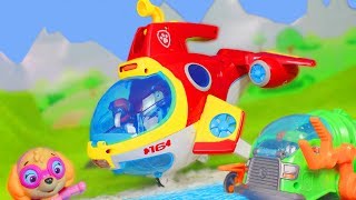 Paw Patrol Spielzeuge Sea amp Sub Patroller Feuerwehrmann Marshall amp Skye [upl. by Hilde]