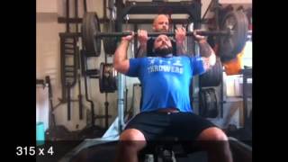 Brandon Lilly 83013 Bench Rep [upl. by Ranip958]