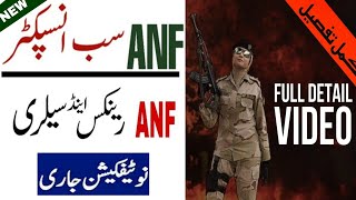 ANF Sub Inspector Jobs 2024ANF SI Jobs Apply OnlineAnti Narcotics Force Jobs 2024Bukhari Speaks [upl. by Nnylrebma]