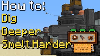 How to Immersive Engineering  Excavator amp Arc Furnace Minecraft 1165 [upl. by Wadlinger]