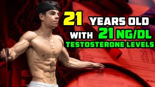 21 Years Old With 21 ngdL Testosterone Levels Reacting To Isaiah Mirandas Blood Test Results [upl. by Cammy289]