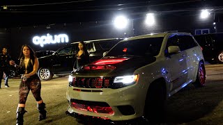 Boosie Fleet Trackhawks Rolls Royces Mercedes Corvette at OPIUM Night Club Atlanta [upl. by Elberfeld]