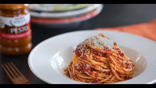 SunDried Tomato Pesto Bolognese [upl. by Hyozo]