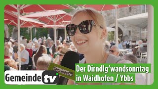 Der Dirndlgwandsonntag 2023 in Waidhofen an der Ybbs [upl. by Sherrod861]