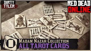 All Tarot Card Locations CYCLE 5 For Madam Nazar Collection Red Dead Online RDR2 [upl. by Aihsaei638]