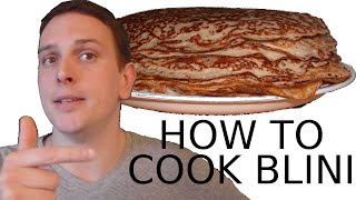 RUSSIAN LESSON HOW TO MAKE BLINI FUN FACTS ABOUT RUSSIAN FOOD [upl. by Dwinnell]