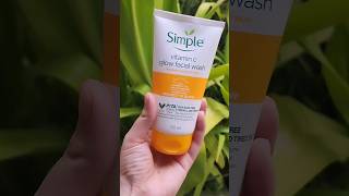 Simple Vitamin C Glow Face Wash Review and demo alamodebyheraaqeel nykaa simpleskincare [upl. by Hike]