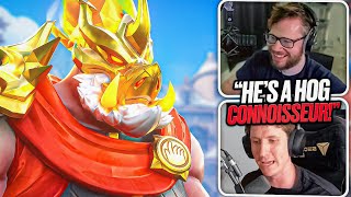 Killing Twitch Streamers with my Hog w reactions  Overwatch 2 [upl. by Mila701]