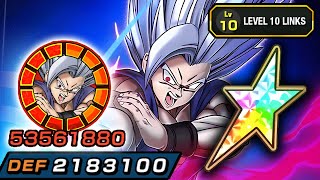 100 NEW STR LR GOHAN BEAST LEVEL 10 LINKS SHOWCASE Dragon Ball Z Dokkan Battle [upl. by Acus]