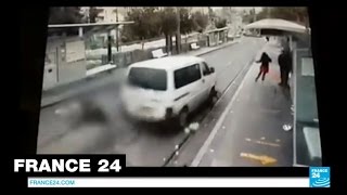 Attentat à JérusalemEst  le Hamas quotse félicitequot de lattaque à la voiture bélier  ISRAEL [upl. by Alisen920]