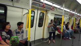 Hong Kong MTR ride from Tsim Sha Tsui to Central [upl. by Marjorie]