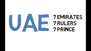 UAE  7 Emirates 7 Rulers 7 Prince [upl. by Nilrem736]