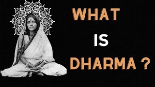 What Is Dharma  Teachings of Sri Anandamayi Ma  anandamayima awakening yogi [upl. by Solracesoj]