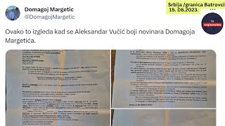 Domagoj Margetić objavio dokumenta zbog kojih mu je zabranjen ulazak u Srbiju Zaštitna mera [upl. by Lanford]